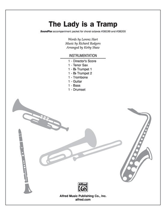 The Lady is a Tramp Choral Sheet Music S/PAX