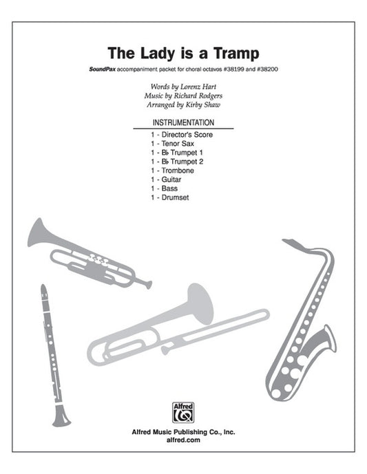 The Lady is a Tramp Choral Sheet Music S/PAX