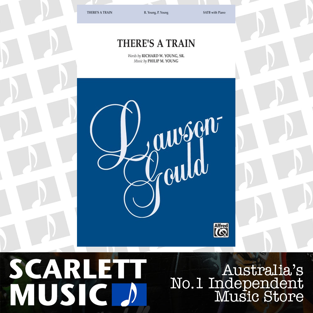 Theres a Train SATB Choral Sheet Music — view 2
