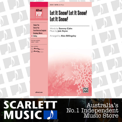 Let It Snow Let It Snow Let It Snow SATB — view 2
