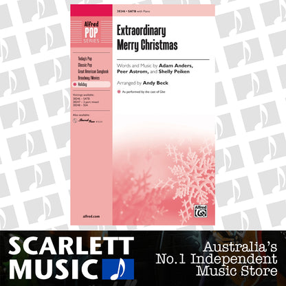 Extraordinary Merry Christmas SATB — view 2
