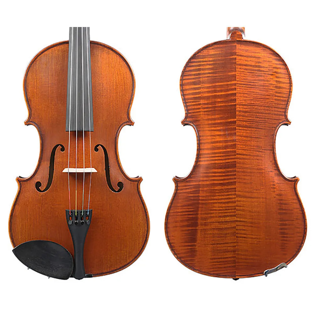 Gliga Vasile Christian Viola No.5 16.5in Handmade Stradivari Pattern with Ebony Fittings and Thomastik Dominant Strings