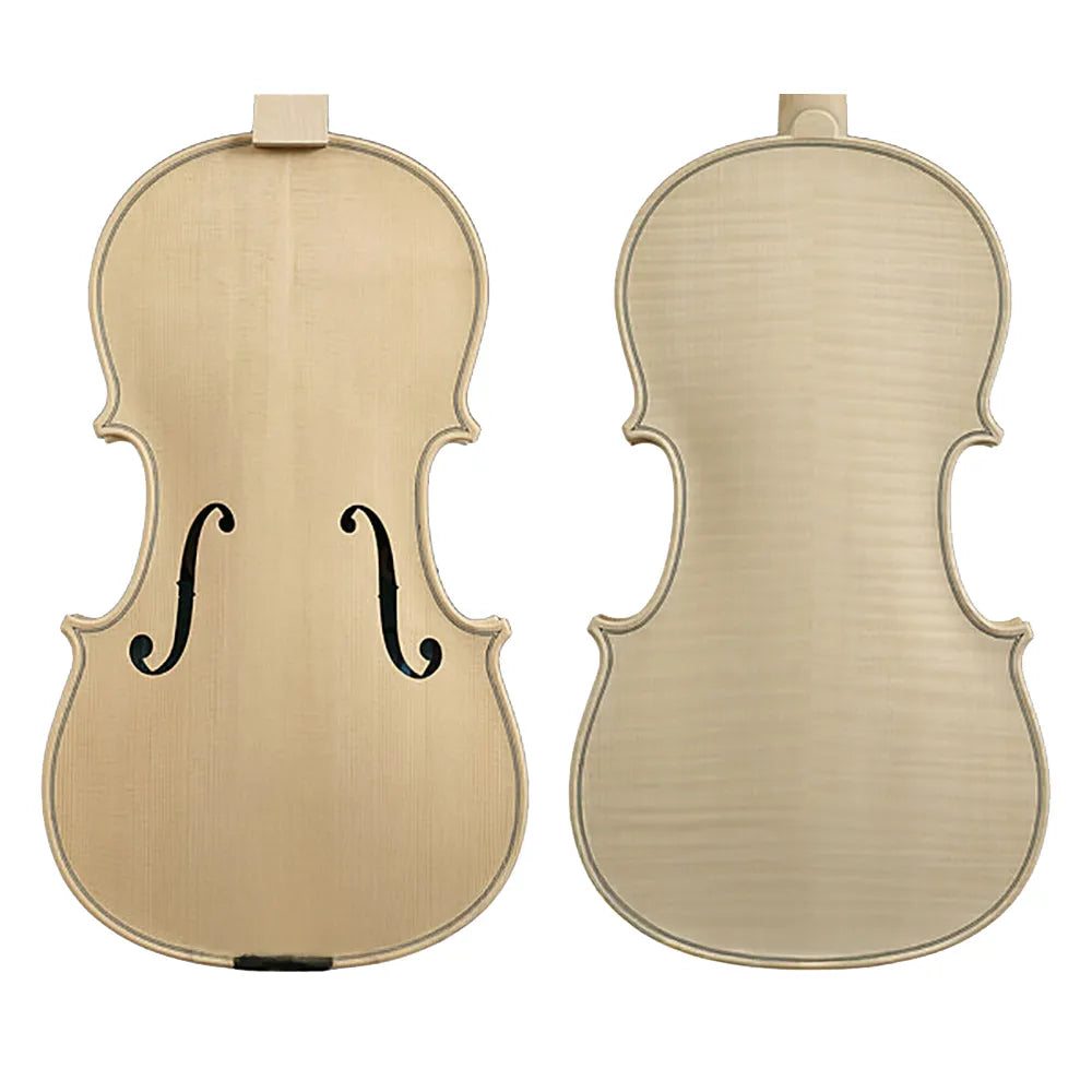 Gliga Vasile 16" Viola In-The-White - Stradivari Pattern, Spruce Top, Flamed Maple Back, Professional Instrument