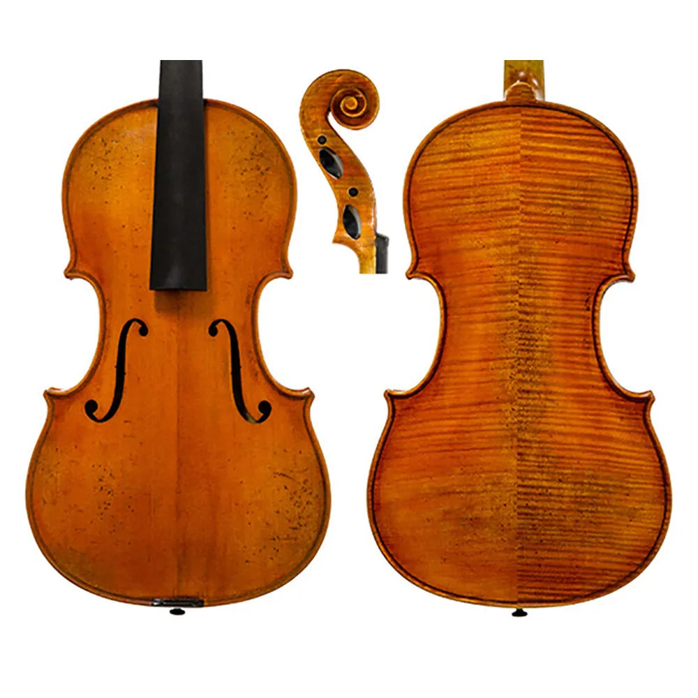 Makers II A Grade 15in Viola - Handcrafted, 2-Piece Maple Back, Spruce Top, Ebony Pegs & Fingerboard, Designed for Australian Luthiers