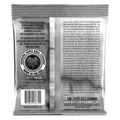Ernie Ball Super Slinky Coated Electric Bass Strings-45-100 Gauge — view 2