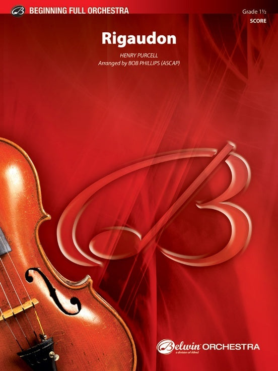 Rigaudon Full Orchestra Gr 1.5 Conductor Score