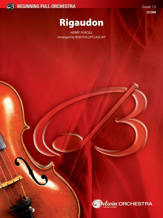 Rigaudon Full Orchestra Gr 1.5 Conductor Score