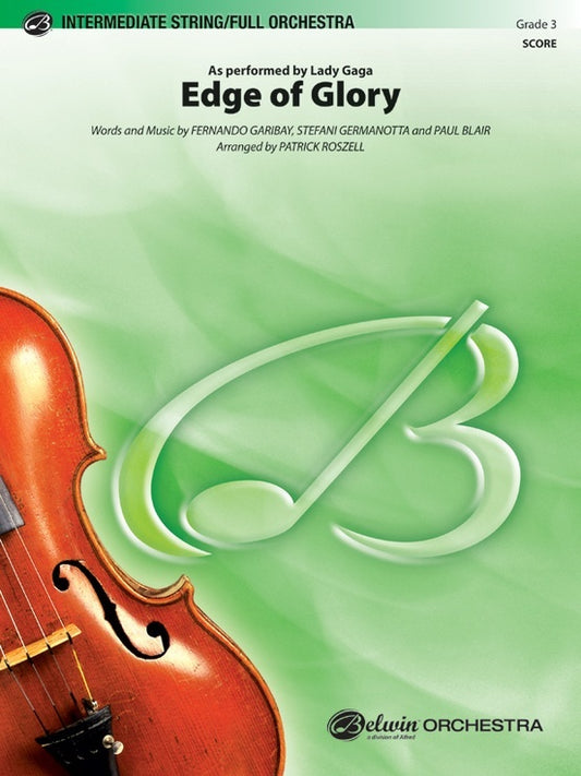 Edge Of Glory String Orchestra Gr 3