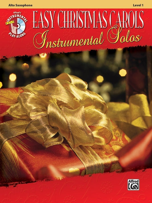 Easy Christmas Carols Inst Solos A/Sax Book/CD