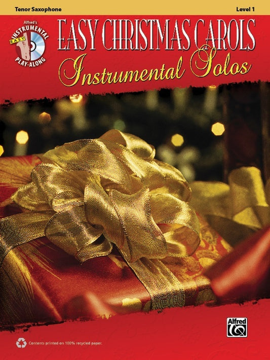 Easy Christmas Carols Inst Solos T/Sax Book/CD