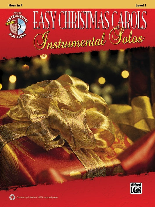 Easy Christmas Carols Inst Solos Horn Book/CD