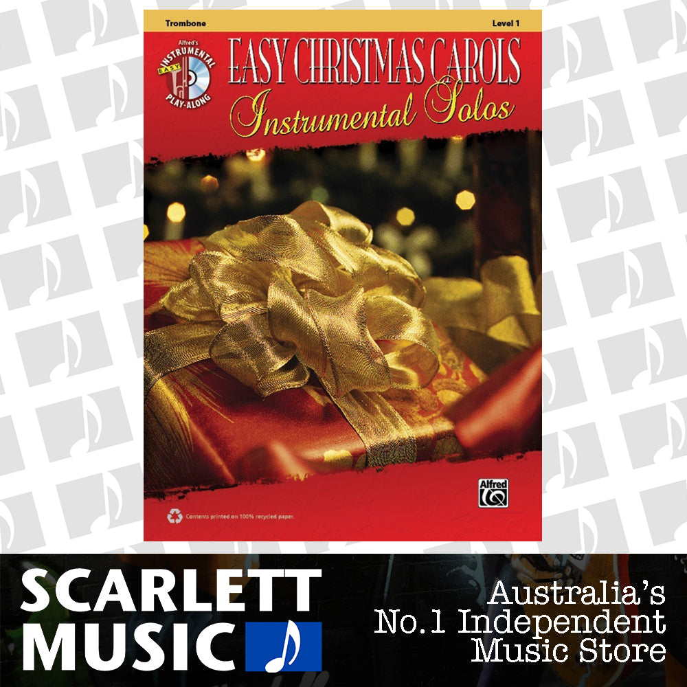 Easy Christmas Carols Inst Solos Trombone Book/CD — view 2
