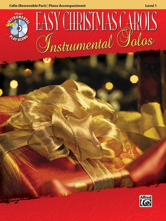 Easy Christmas Carols Inst Solos Cello Book/CD