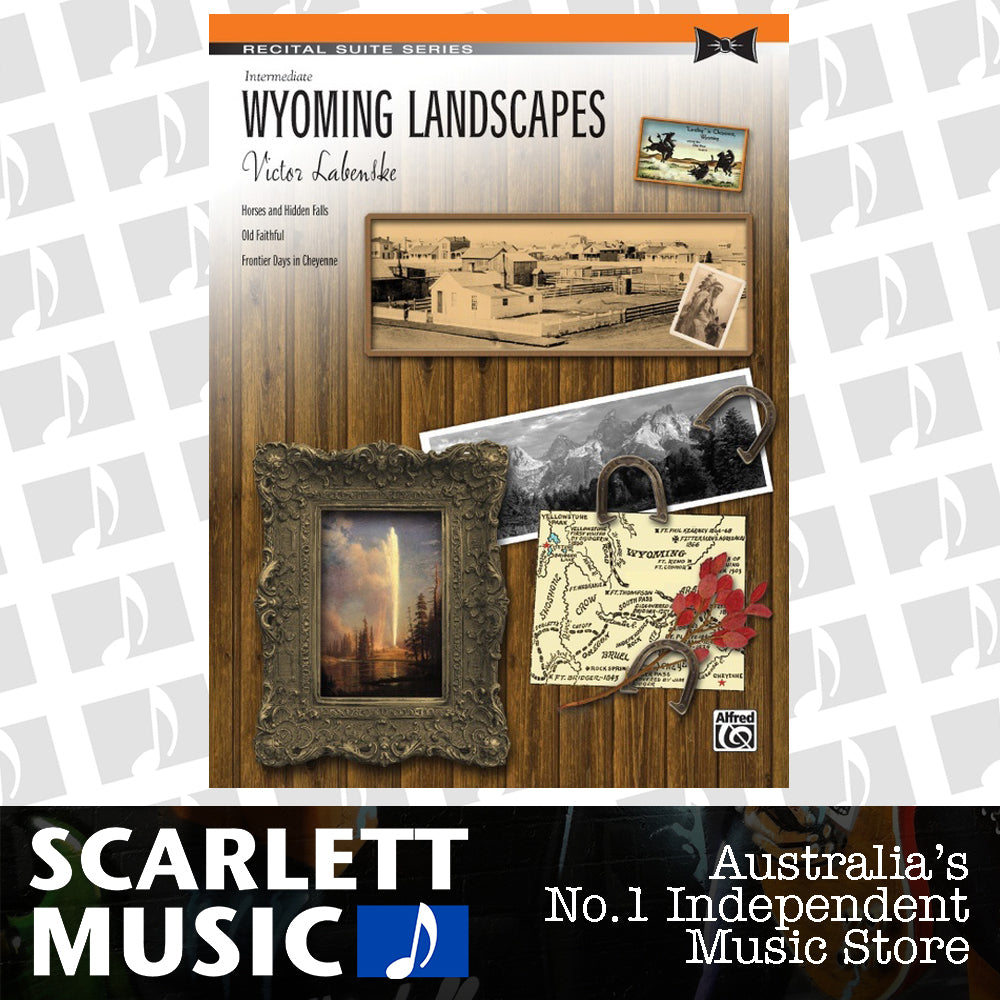 Wyoming Landscapes Piano Solo Sheet Music — view 2