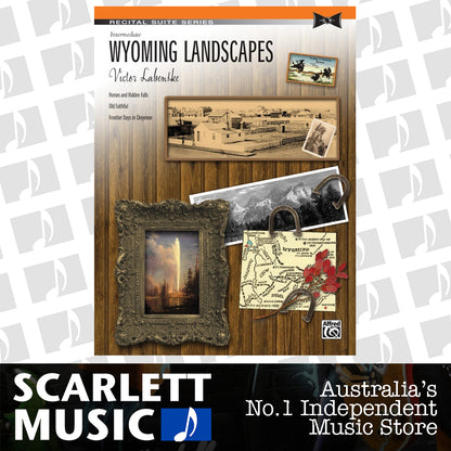 Wyoming Landscapes Piano Solo Sheet Music — view 2