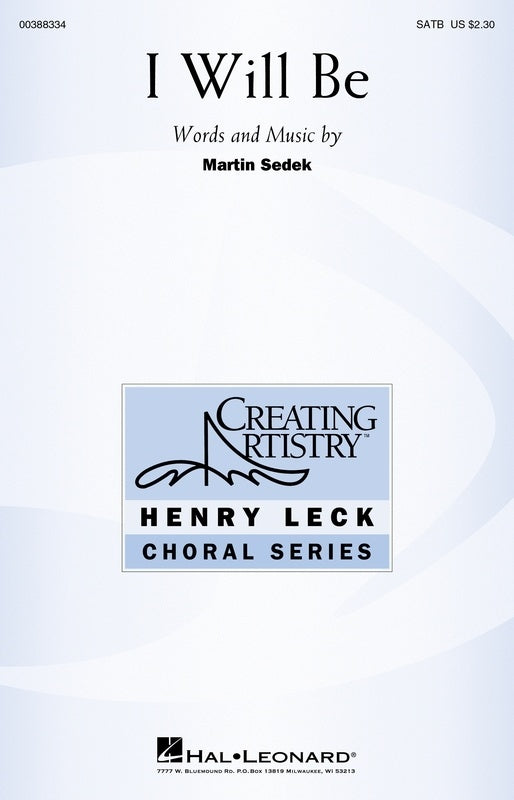 I Will Be Satb Octavo