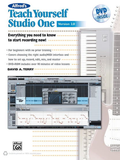 Alfred's Teach Yourself Studio One V2.0 Book/DVD