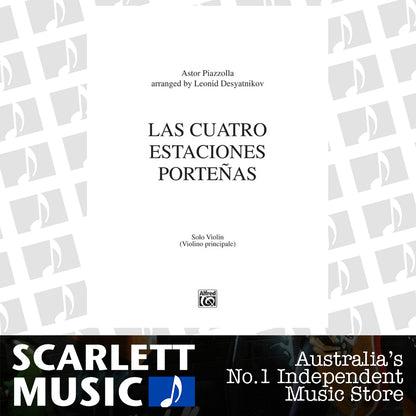 Las Cuatro Estaciones Portenas - Violin Part — view 2