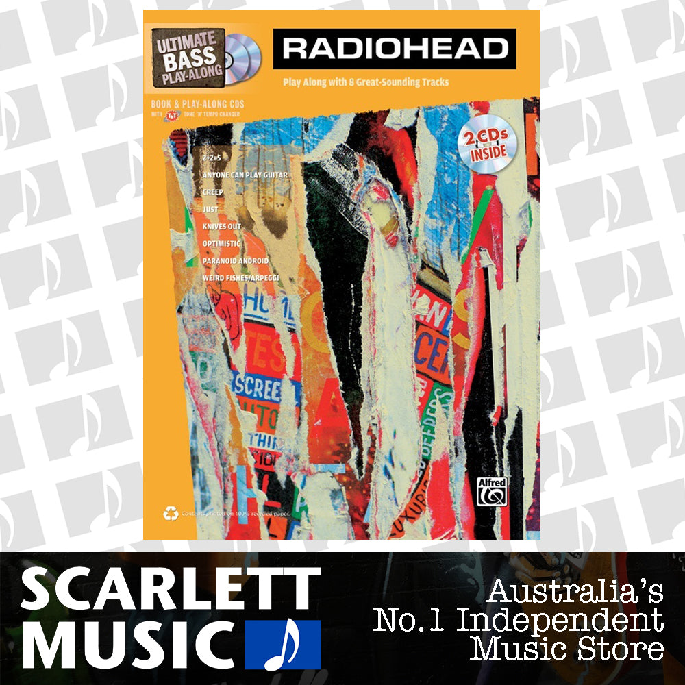 Ultimate Bass Playalong Radiohead Book/CD — view 2