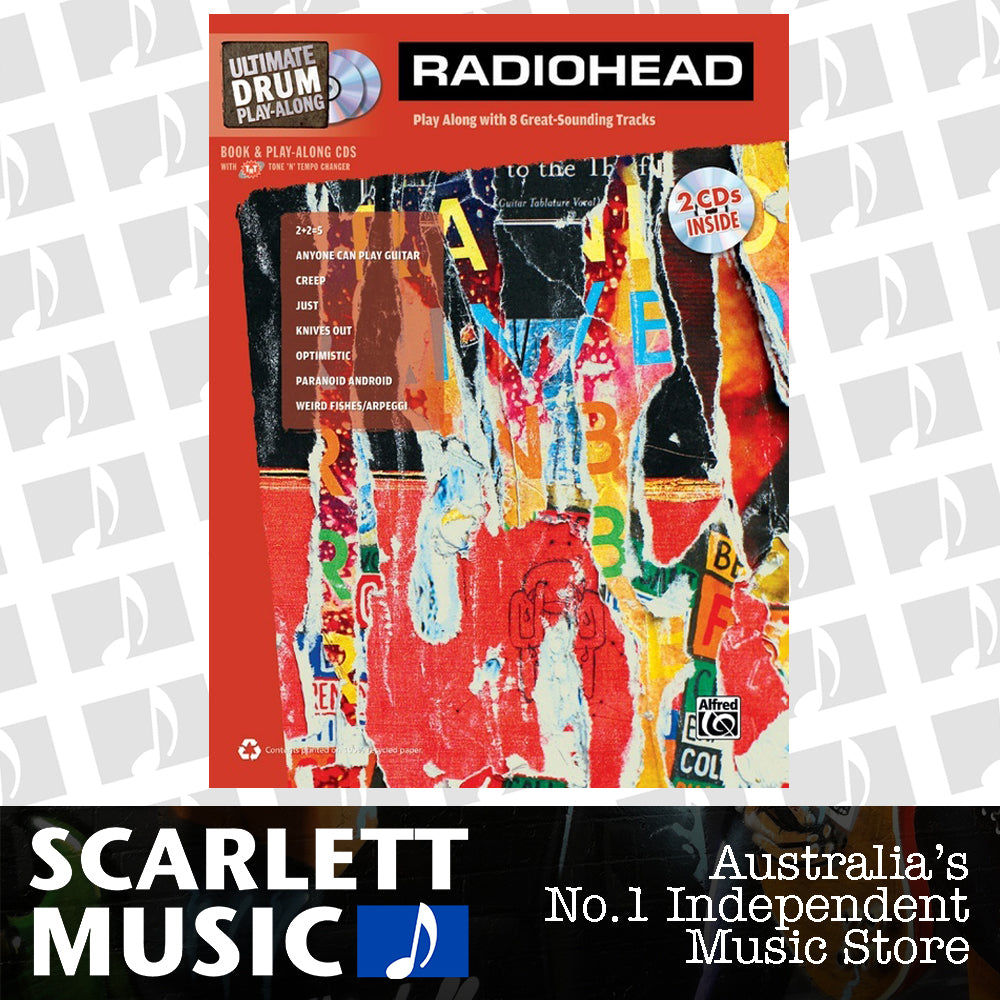 Ultimate Drum Playalong Radiohead Book/CD — view 2