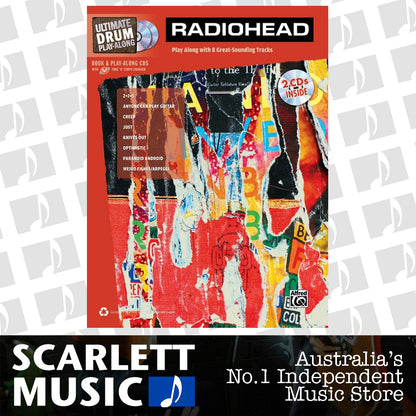 Ultimate Drum Playalong Radiohead Book/CD — view 2