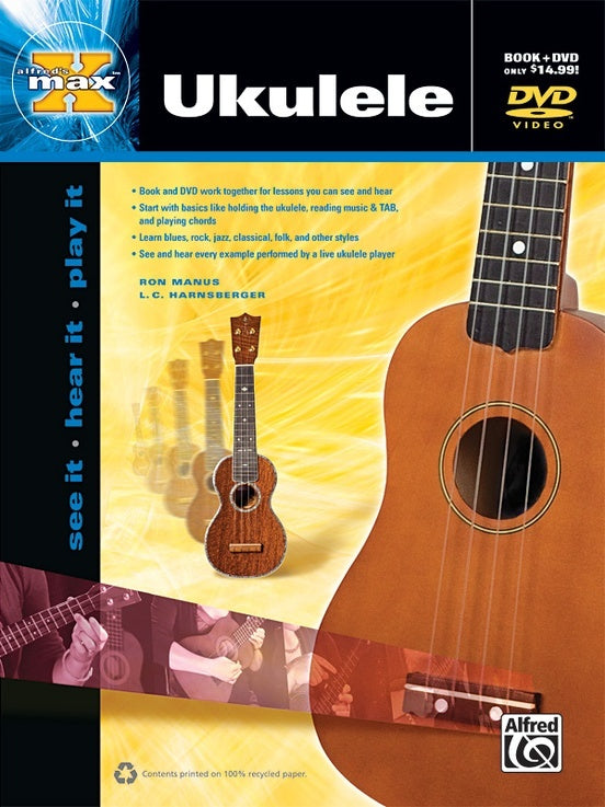 Alfred's Max Ukulele Method Book and DVD