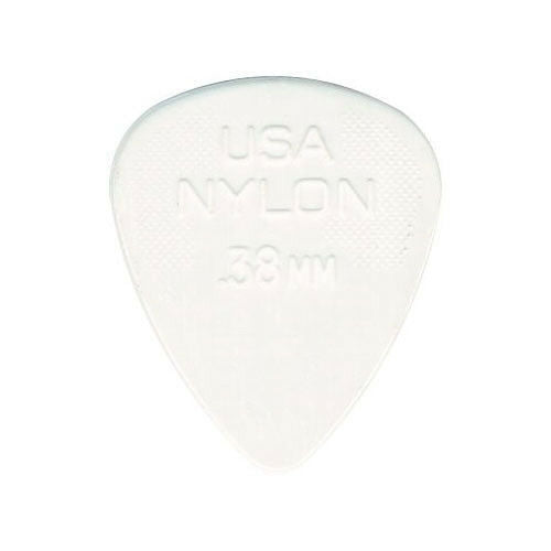 12 x Dunlop Nylon Standard "Greys" .38MM Gauge Guitar Picks