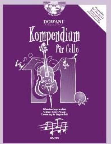 Kompendium Fur Cello Vol 11 Softcover Book/CD