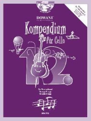 Kompendium Fur Cello Vol 12 Softcover Book/CD