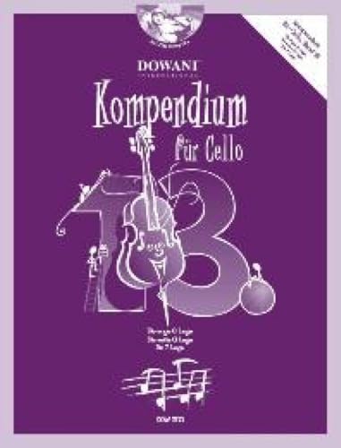 Kompendium Fur Cello Vol 13 Softcover Book/CD