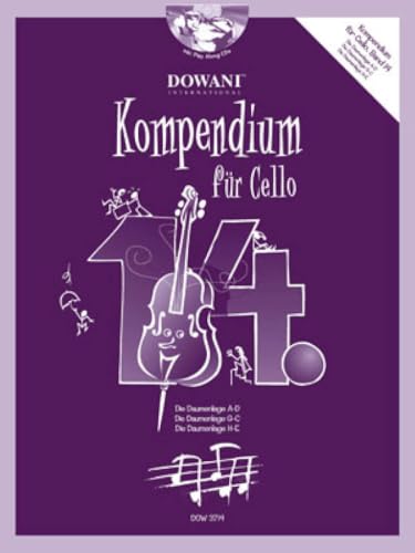 Kompendium Fur Cello Vol 14 Softcover Book/CD