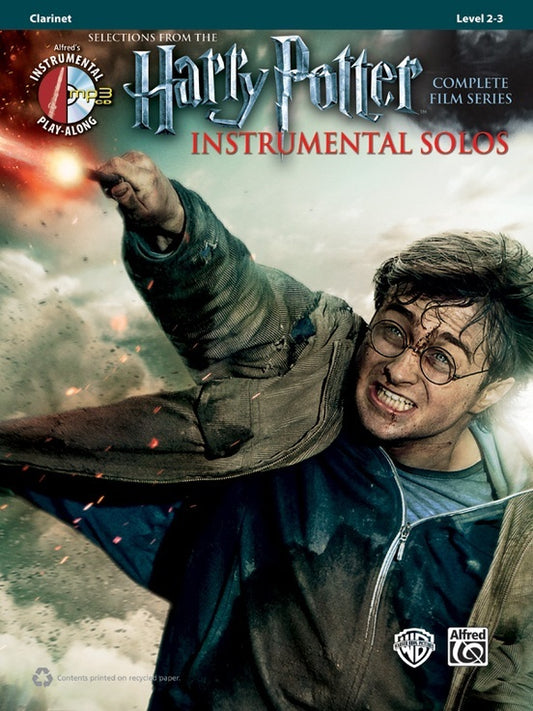 Harry Potter Inst Solos Clarinet Book/CD
