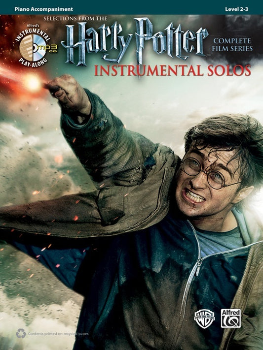 Harry Potter Inst Solos Piano Accomp Book/CD