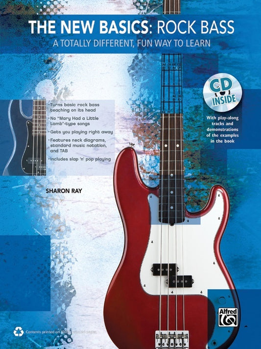 New Basics Rock Bass Book and CD