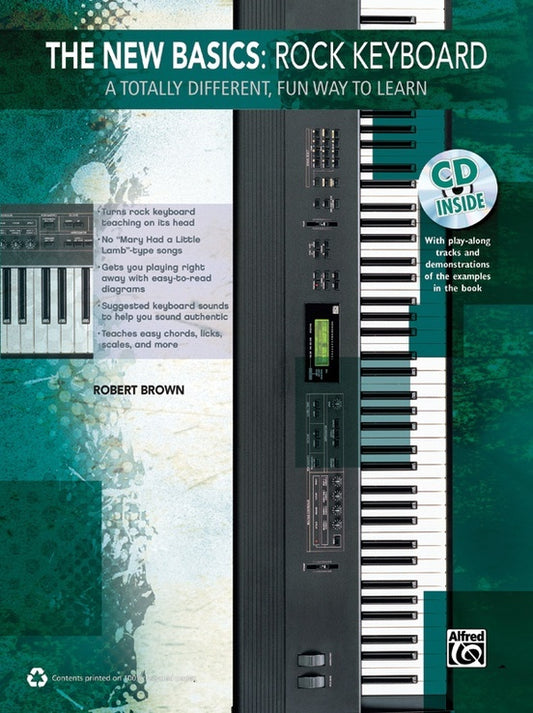New Basics Rock Keyboard Book with CD