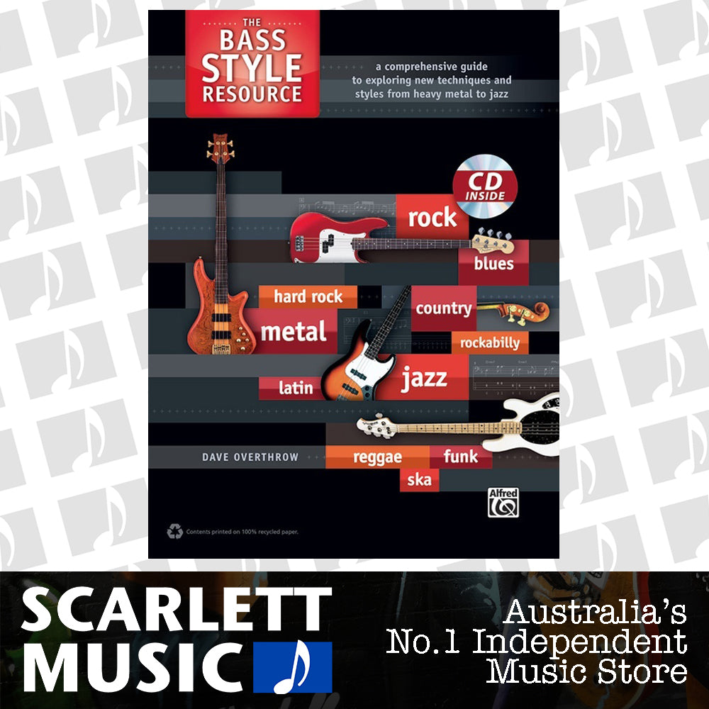 Bass Style Resource Book/CD for Guitar Sheet Music — view 2