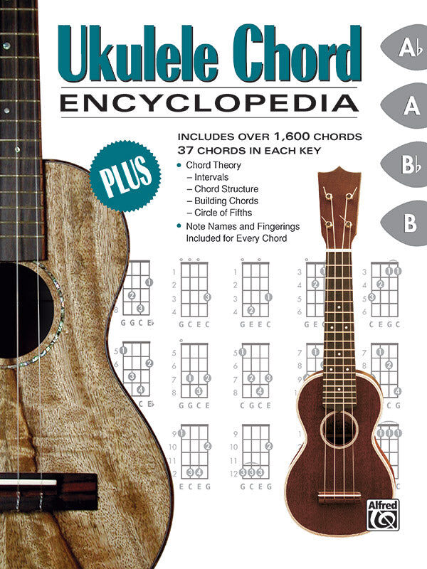 Ukulele Chord Encyclopedia - Practical Chord Dictionary with Variations, Fingerboard Chart, and Chord Theory Guide