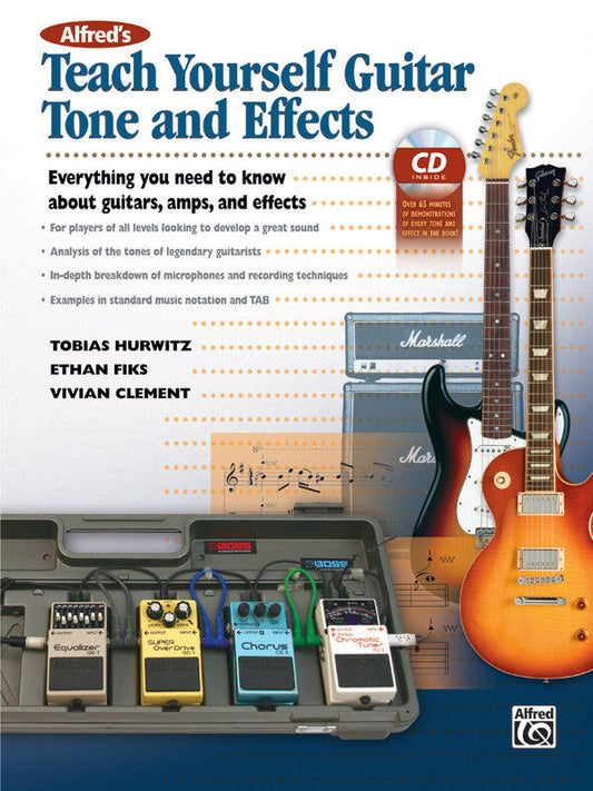 Alfred's Teach Yourself Guitar Tone & Effects Book & CD Package