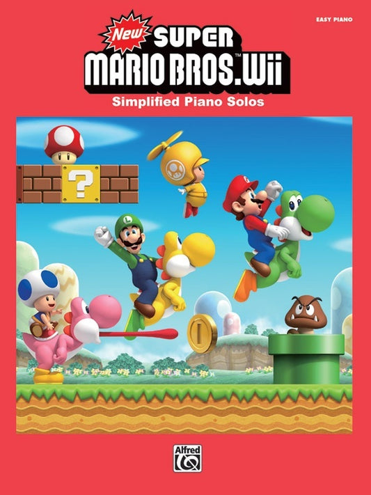 New Super Mario Bros Wii For Easy Piano
