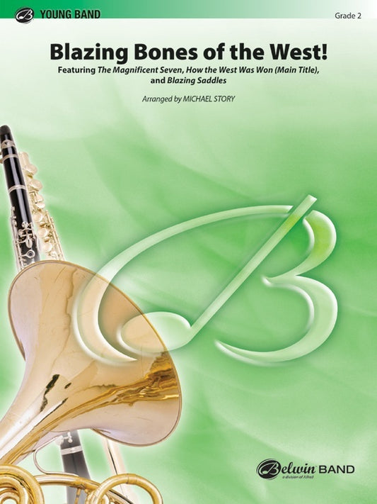 Blazing Bones of the West Concert Band Grade 2 Conductor Score
