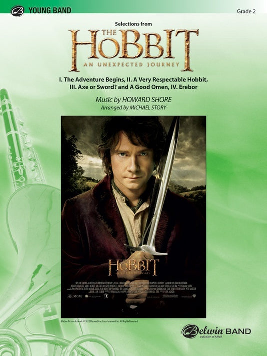 Hobbit An Unexpected Journey Selections Concert Band Gr 2