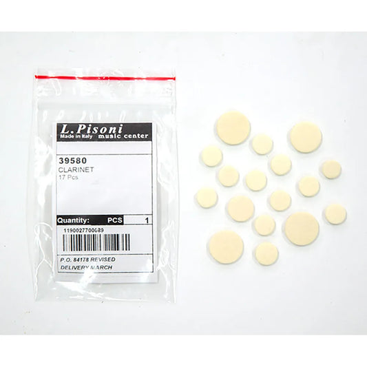 Mypad Italy 17-Piece Clarinet Pad Set CL/20 for Orsi Bb Clarinets