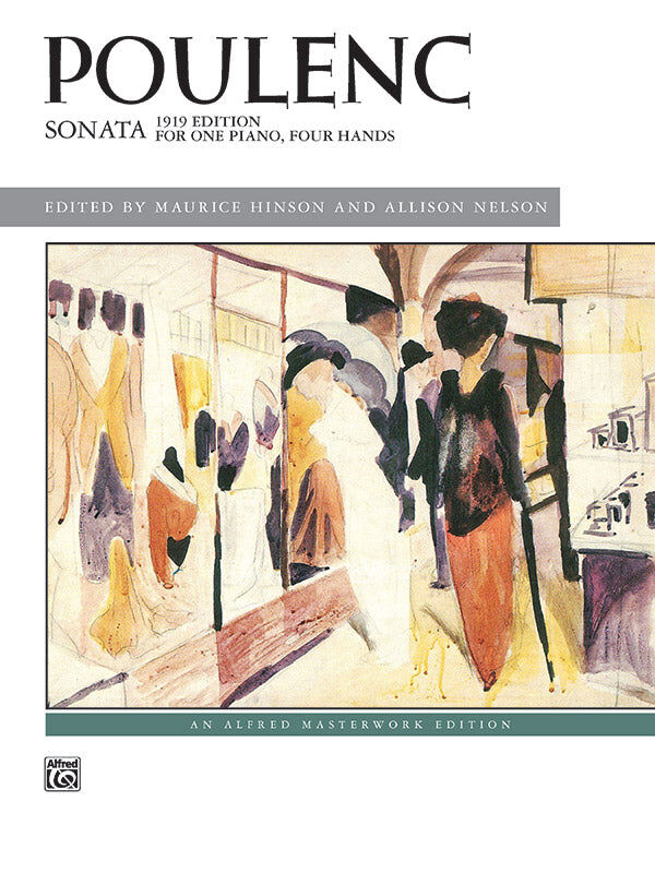 Sonata 1919 Edition Piano Duet for One Piano, Four Hands