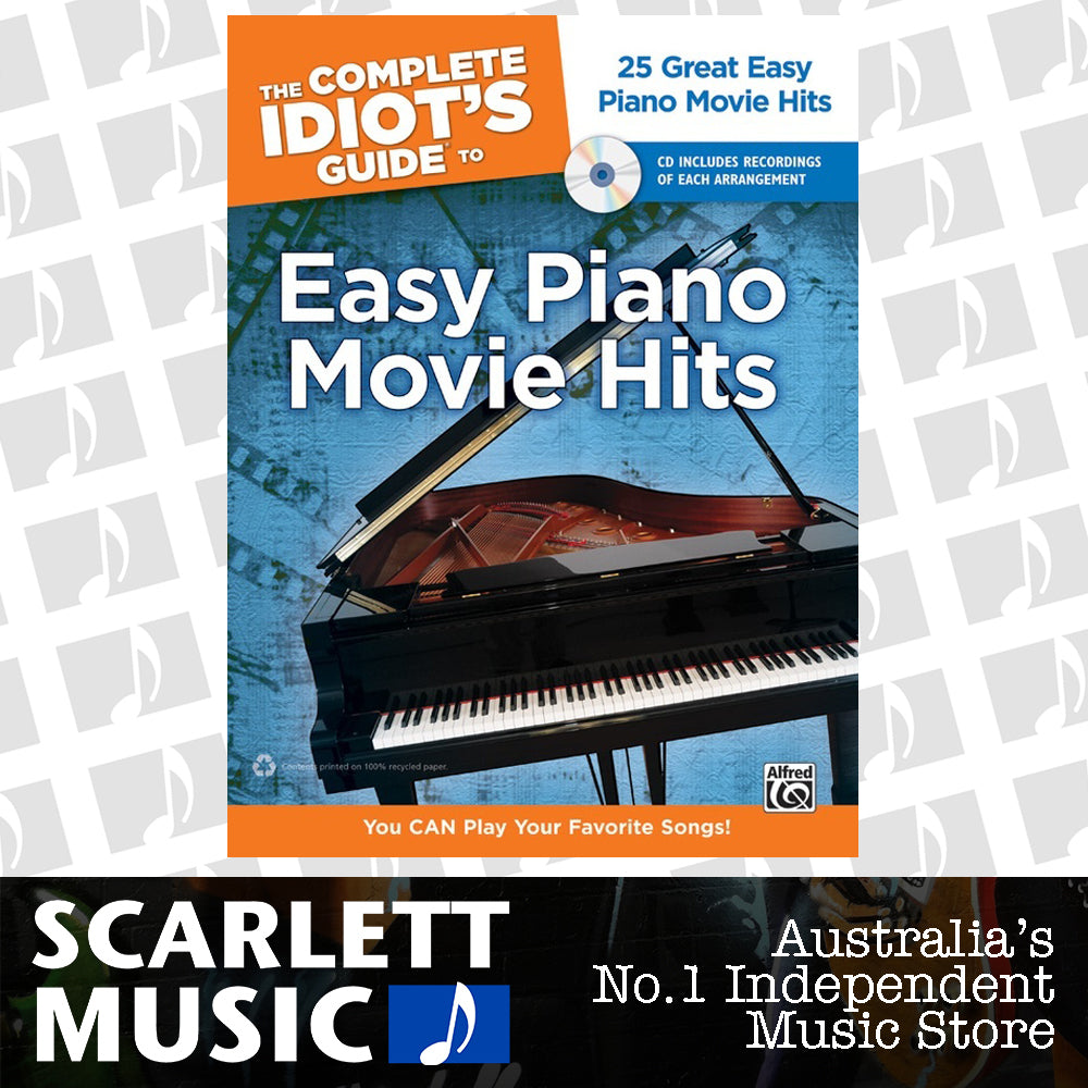 Complete Idiots Guide Easy Piano Movie Hits Book/CD — view 2