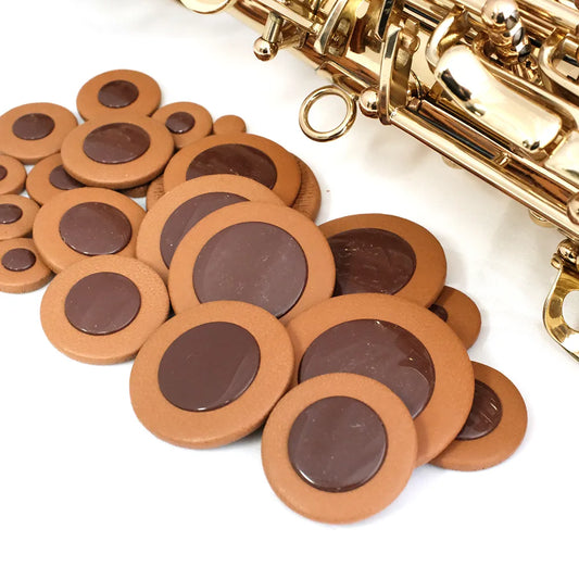 Alto Sax Pad Set - Mypad S110 25pc, Made in Italy, Cardboard Back with Rivet