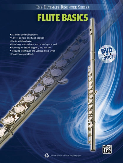Ultimate Beginner Series Flute Book and DVD