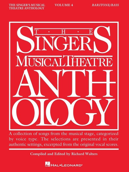 Singers Musical Theatre Anth V4 Bar Bass (Hal Leonard)