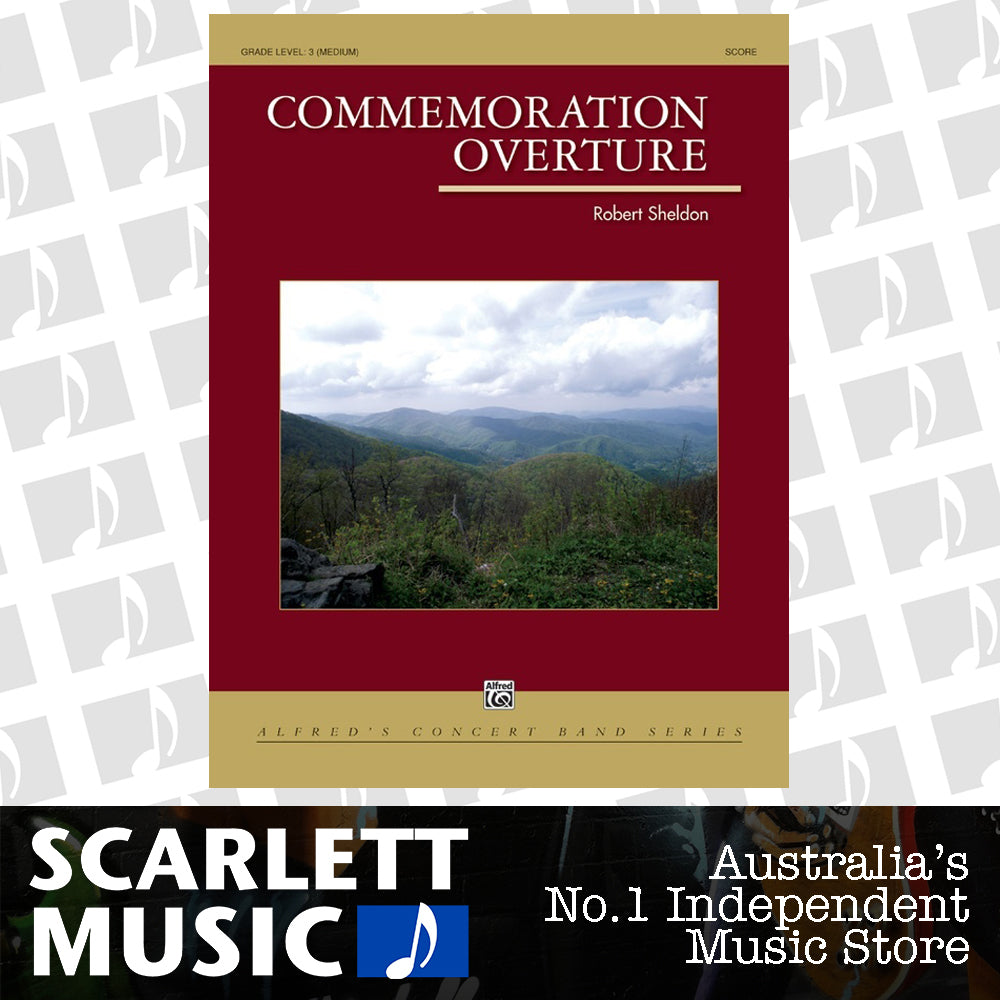 Commemoration Overture Concert Band Gr3 Score — view 2