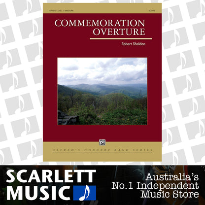 Commemoration Overture Concert Band Gr3 Score — view 2