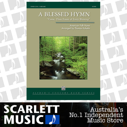 A Blessed Hymn Concert Band Sheet Music Grade 3 — view 2